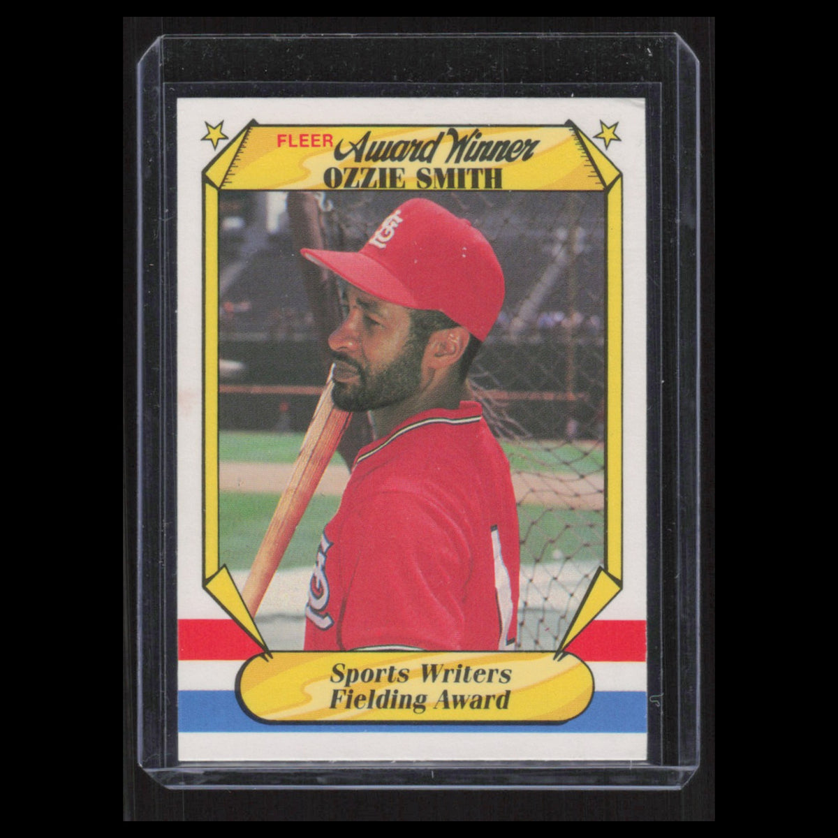 Ozzie Smith #38 1987 Fleer Award Winners St. Louis Cardinals Baseball Card MLB