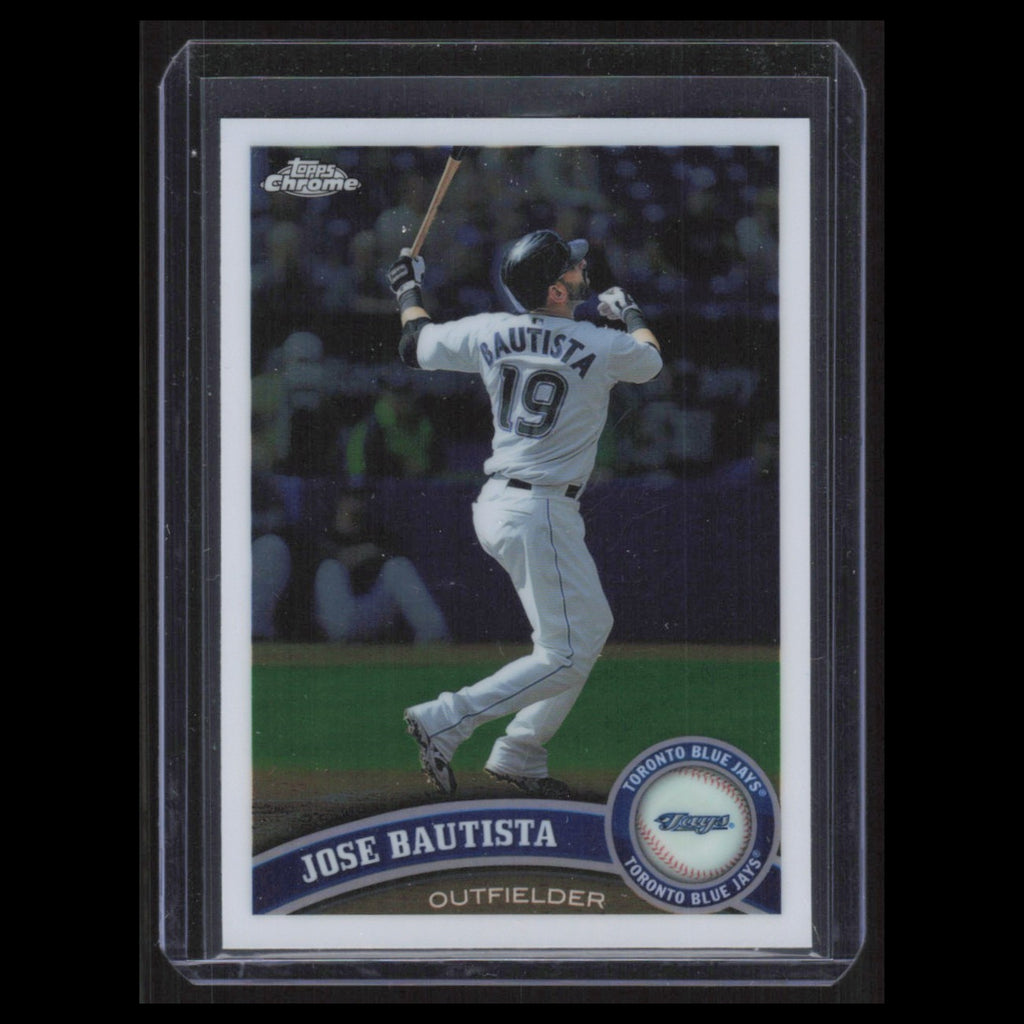 Jose Bautista #76 2011 Topps Chrome Toronto Blue Jays Baseball Card MLB NM