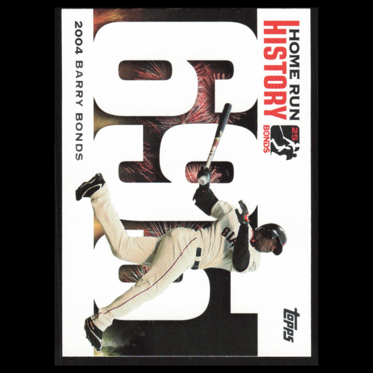 Barry Bonds #BB695 2006 Topps Home Run History San Francisco Giants Baseball MLB