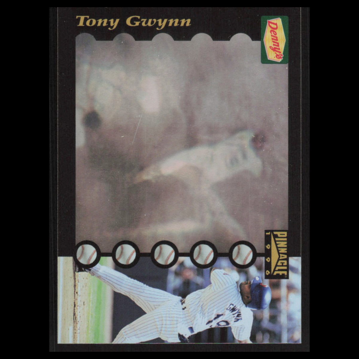 Tony Gwynn #15 1996 Pinnacle Dennys Holograms San Diego Padres Baseball Card MLB