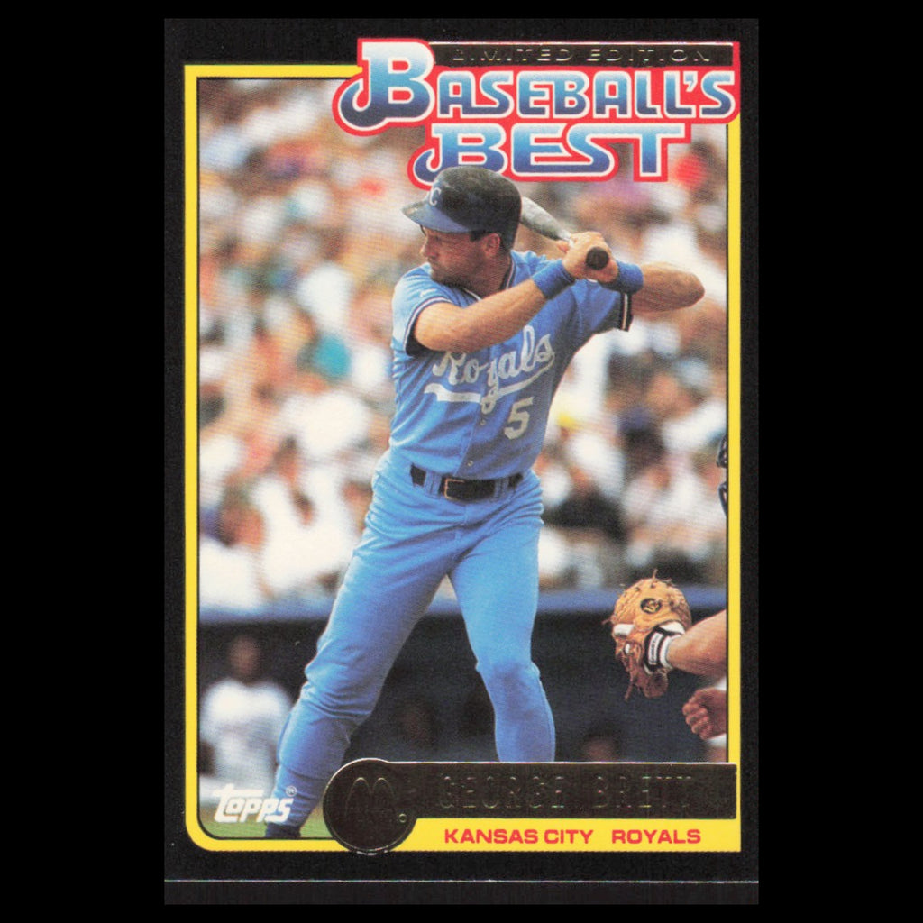 George Brett #6 1992 Topps McDonalds Baseballs Best Kansas City Royals Baseball