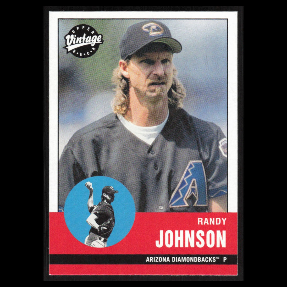 Randy Johnson #221 2001 Upper Deck Vintage Matinee Idols Arizona Diamondbacks NM
