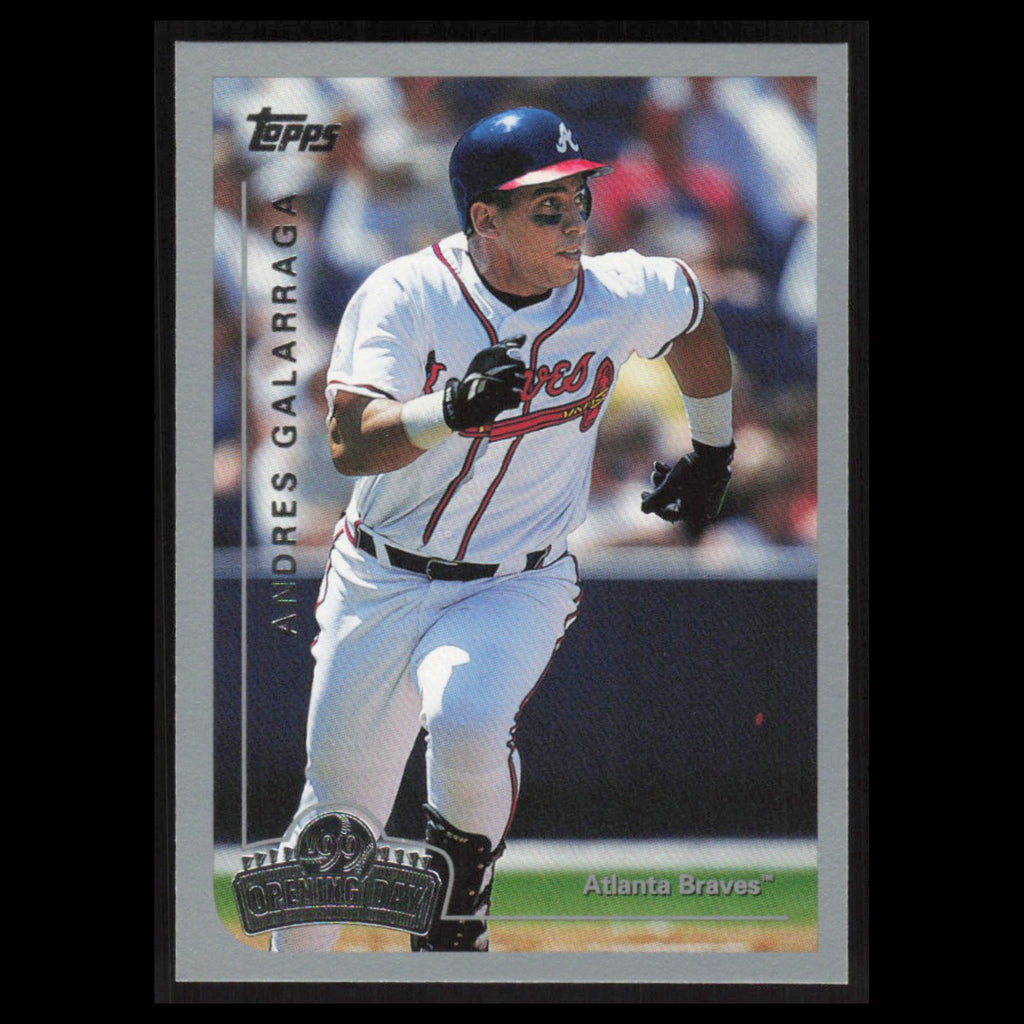 Andres Galarraga #2 1999 Topps Opening Day Atlanta Braves Baseball Card MLB NM