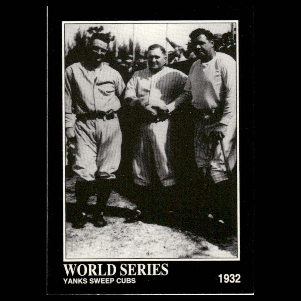 Babe Ruth Lou Gehrig #39 1992 Megacards Babe Ruth New York Yankees Baseball Card