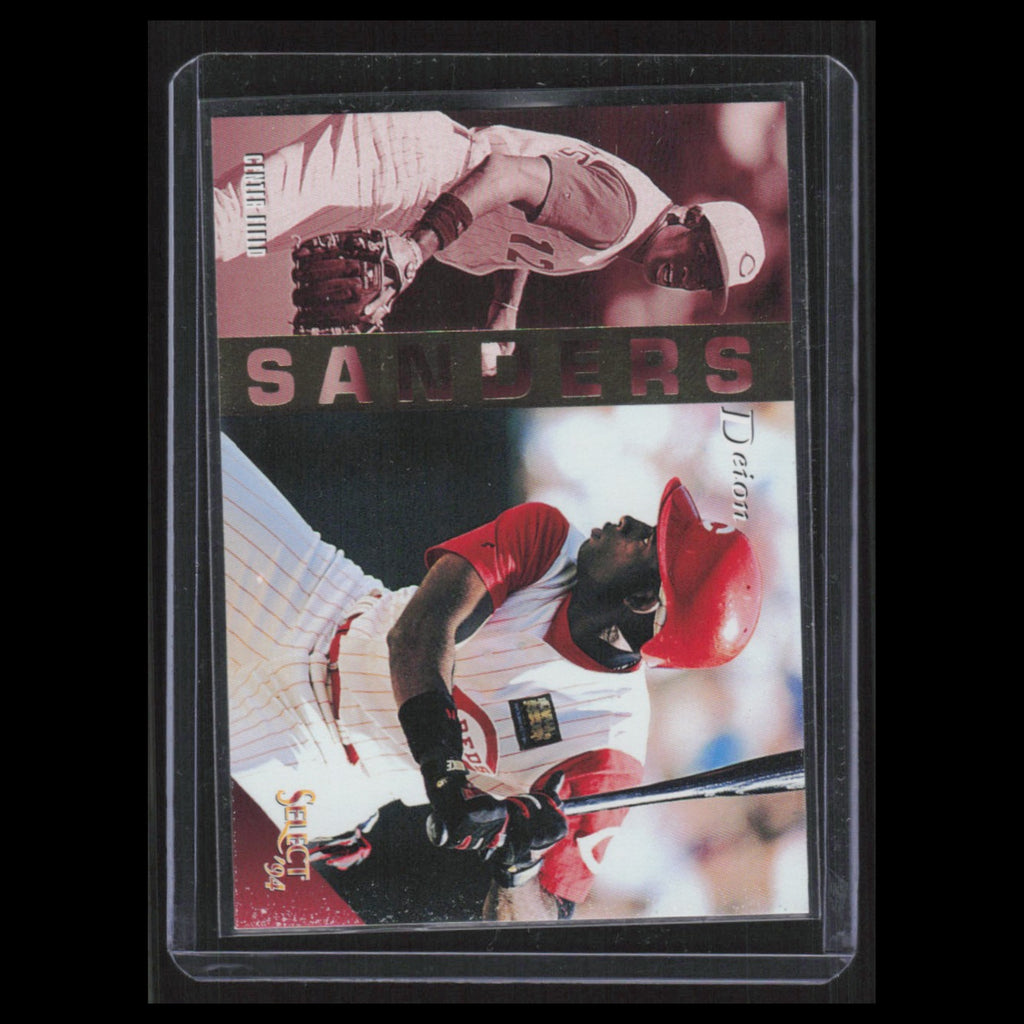 Deion Sanders #305 1994 Select Cincinnati Reds Baseball Card MLB NM