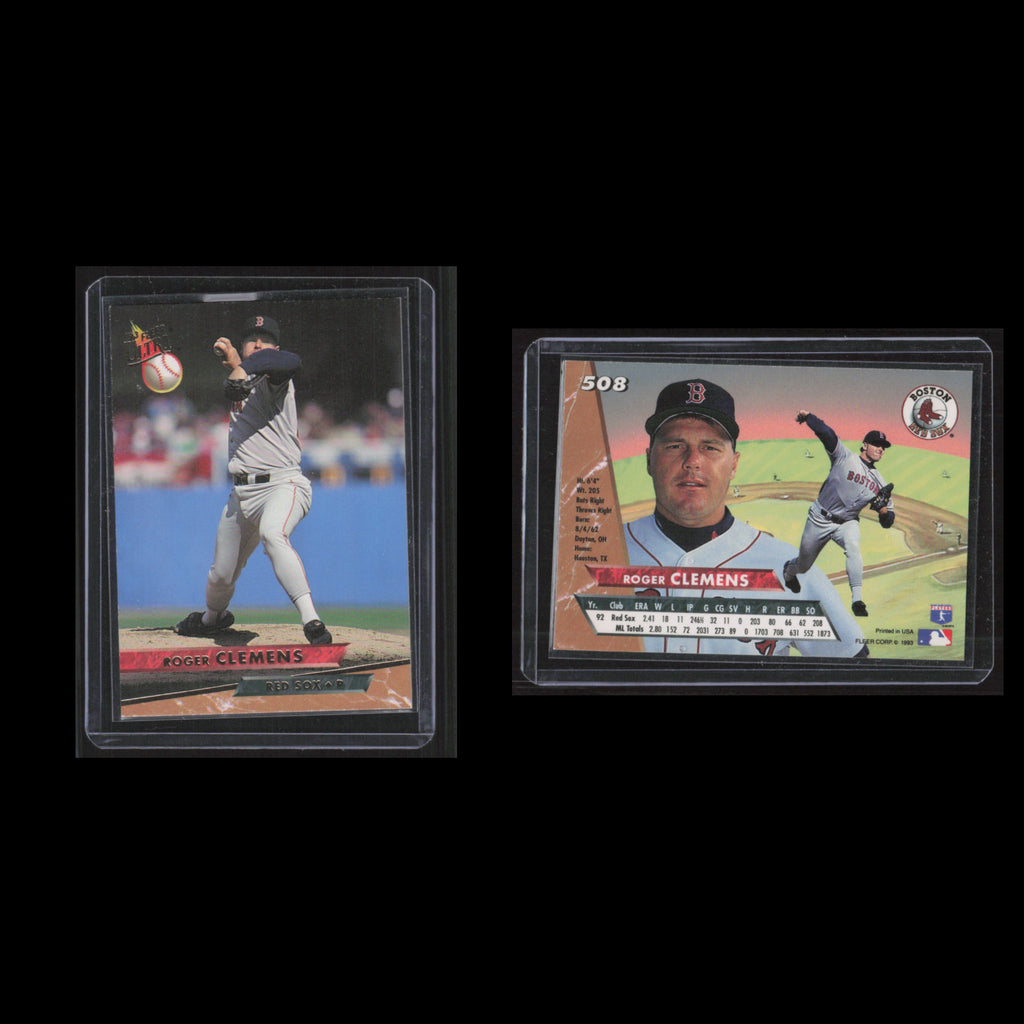 Roger Clemens #508 1993 Ultra Boston Red Sox Baseball Card MLB NM
