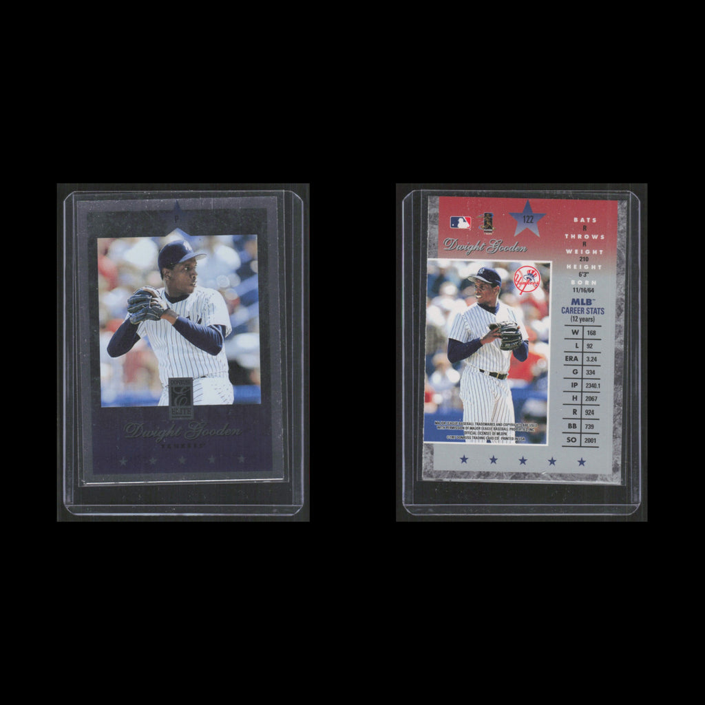 Dwight Gooden #122 1997 Donruss Elite New York Yankees Baseball Card MLB NM