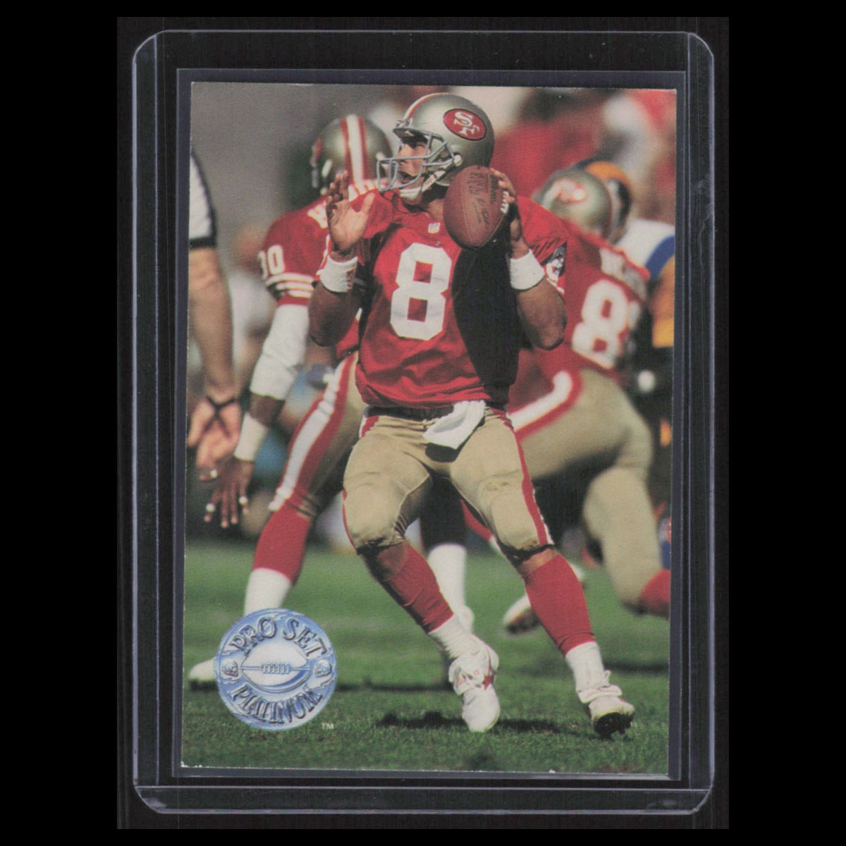 Steve Young #271 1991 Pro Set Platinum San Francisco 49ers Football Card NFL NM