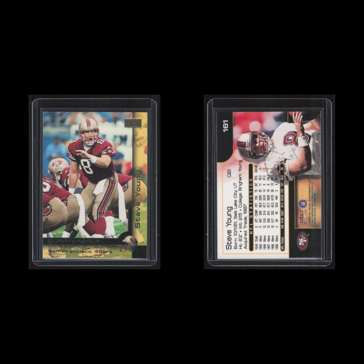 Steve Young #161 2000 Fleer Skybox San Francisco 49ers Football Card NFL NM