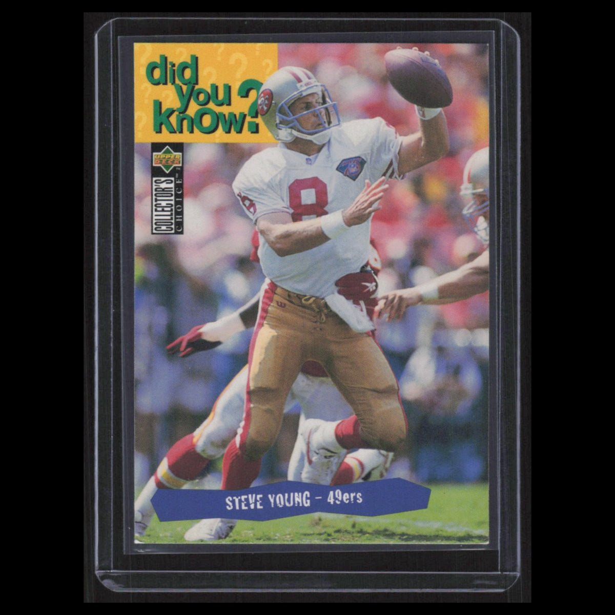 Steve Young #43 1995 Collectors Choice San Francisco 49ers Football Card NFL NM