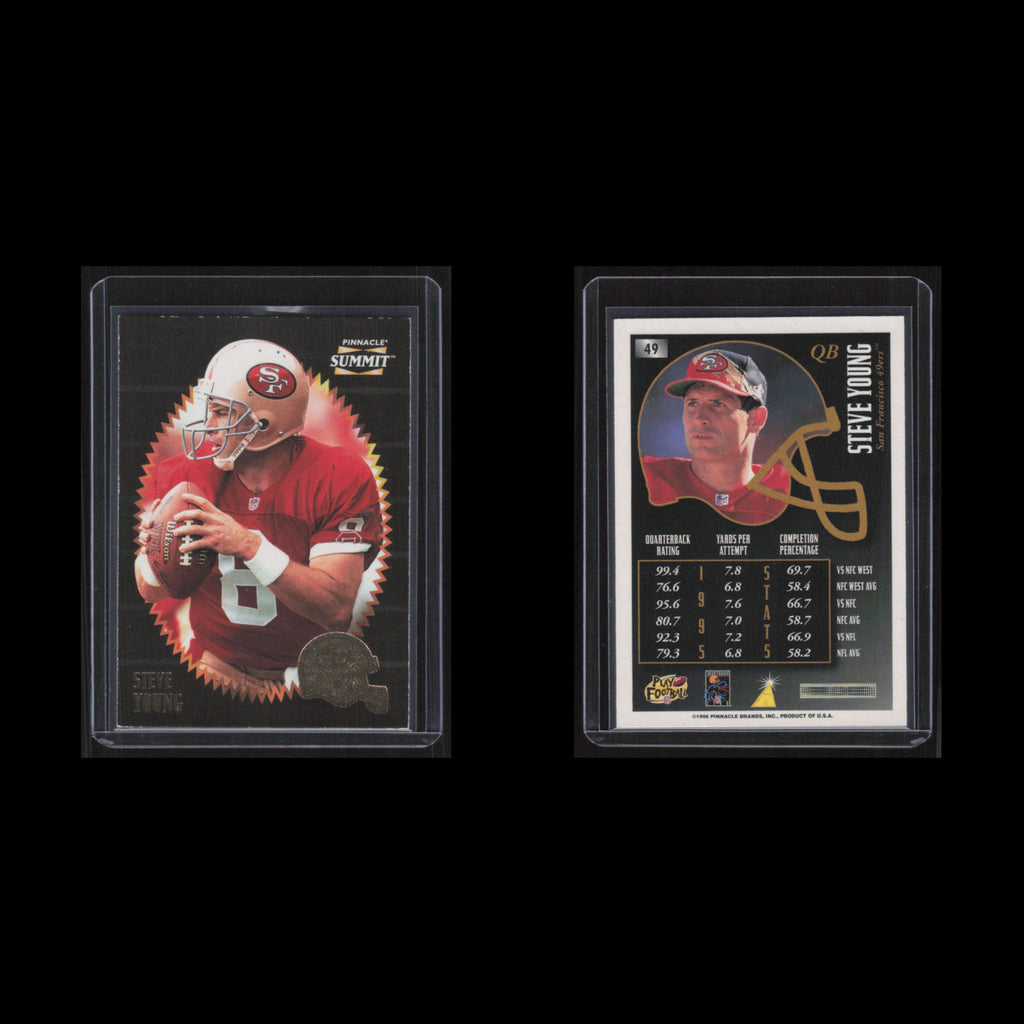 Steve Young #49 1995 PInnacle Summit San Francisco 49ers Football Card NFL NM