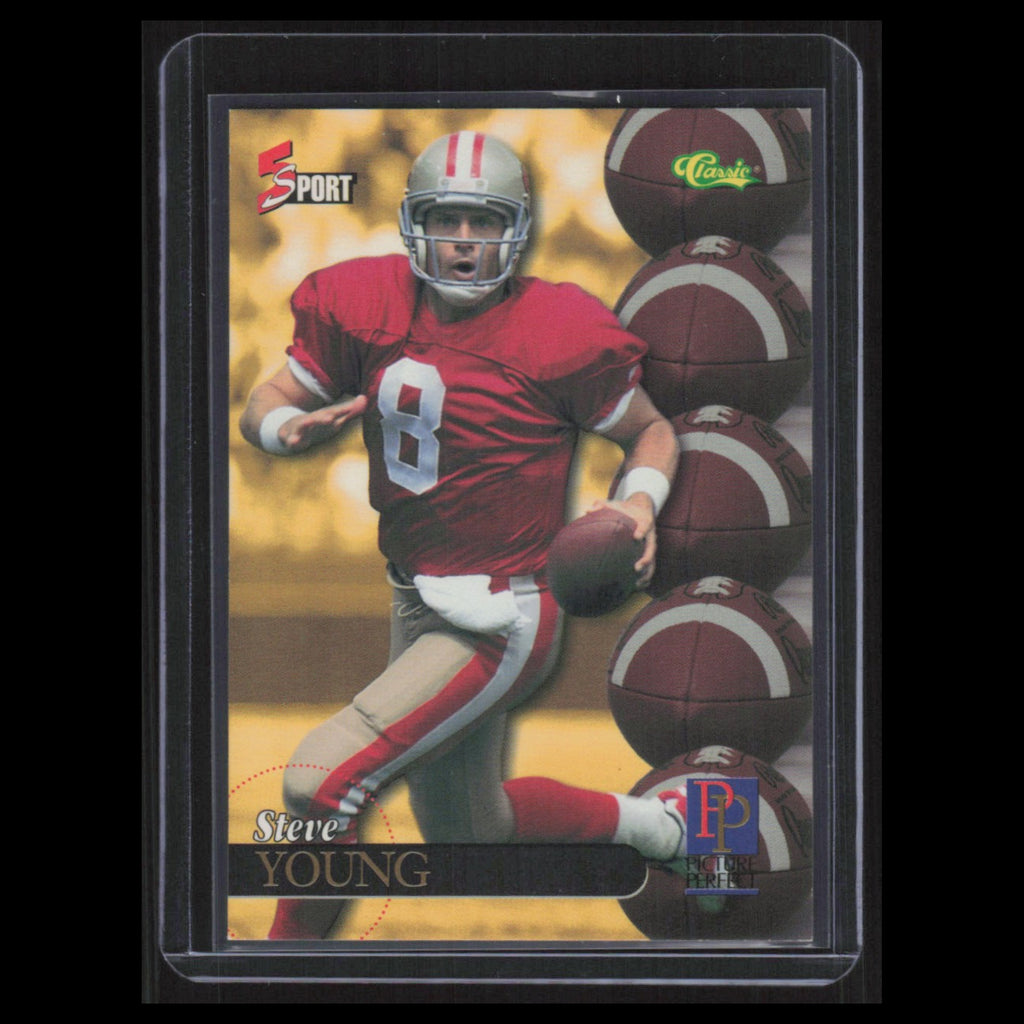 Steve Young #191 1995 Classic San Francisco 49ers Football Card NFL NM