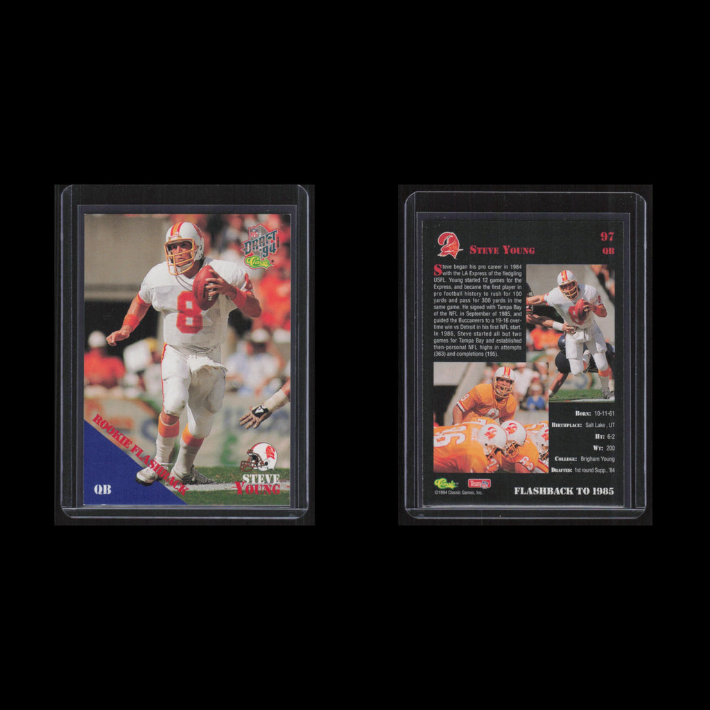 Steve Young #97 1994 Classic NFL Draft Tampa Bay Buccaneers Football Card NFL NM