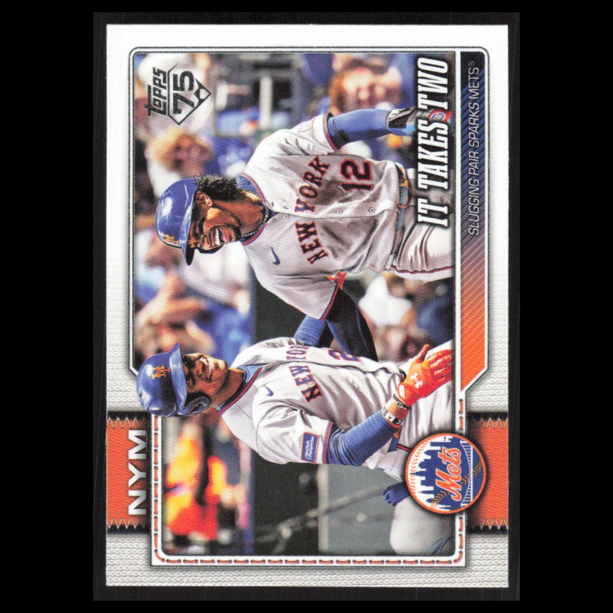 It Takes Two Lindor Soto #52 2026 Topps New York Mets Baseball Card MLB NM