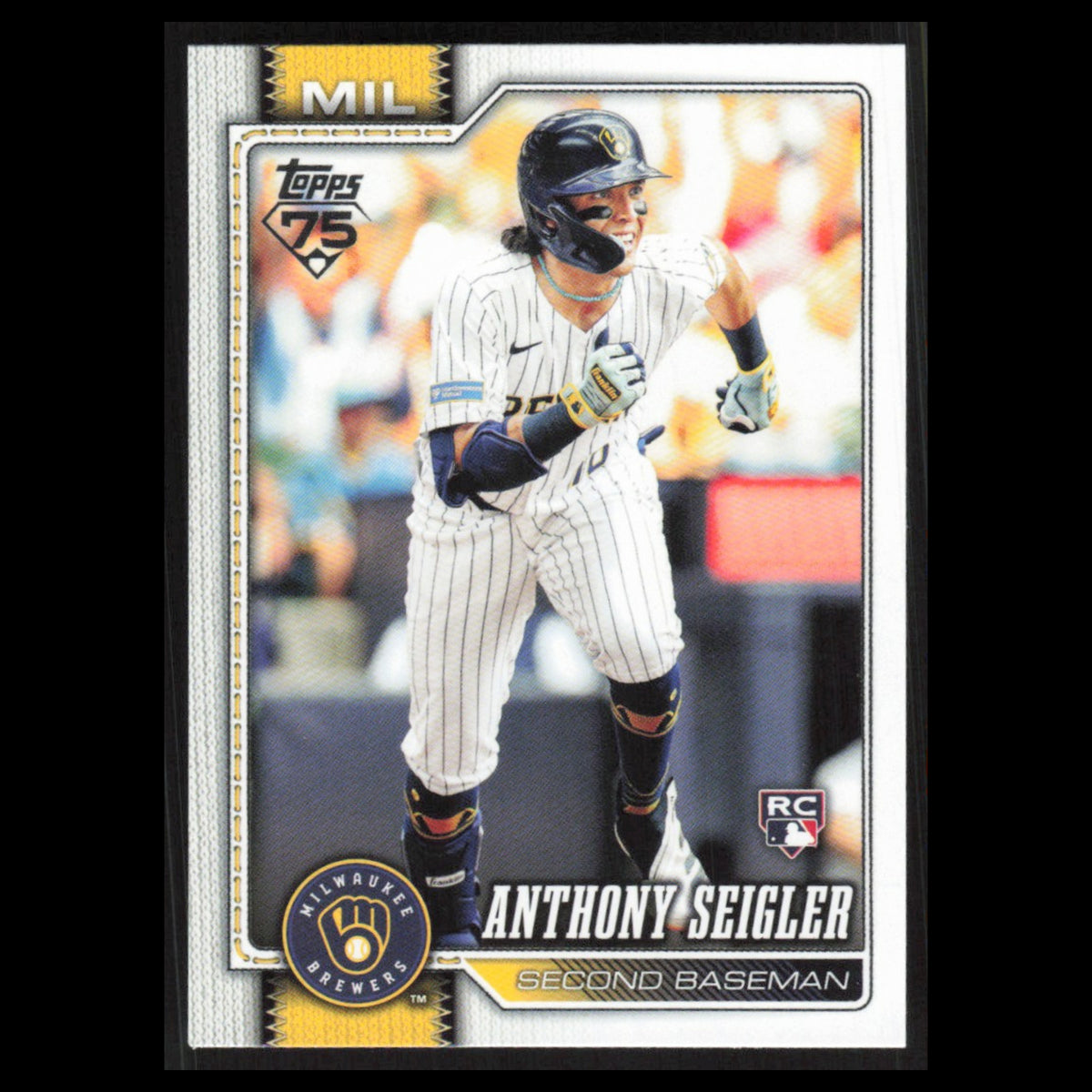 Anthony Seigler Rookie #286 2026 Topps Milwaukee Brewers Baseball Card MLB NM