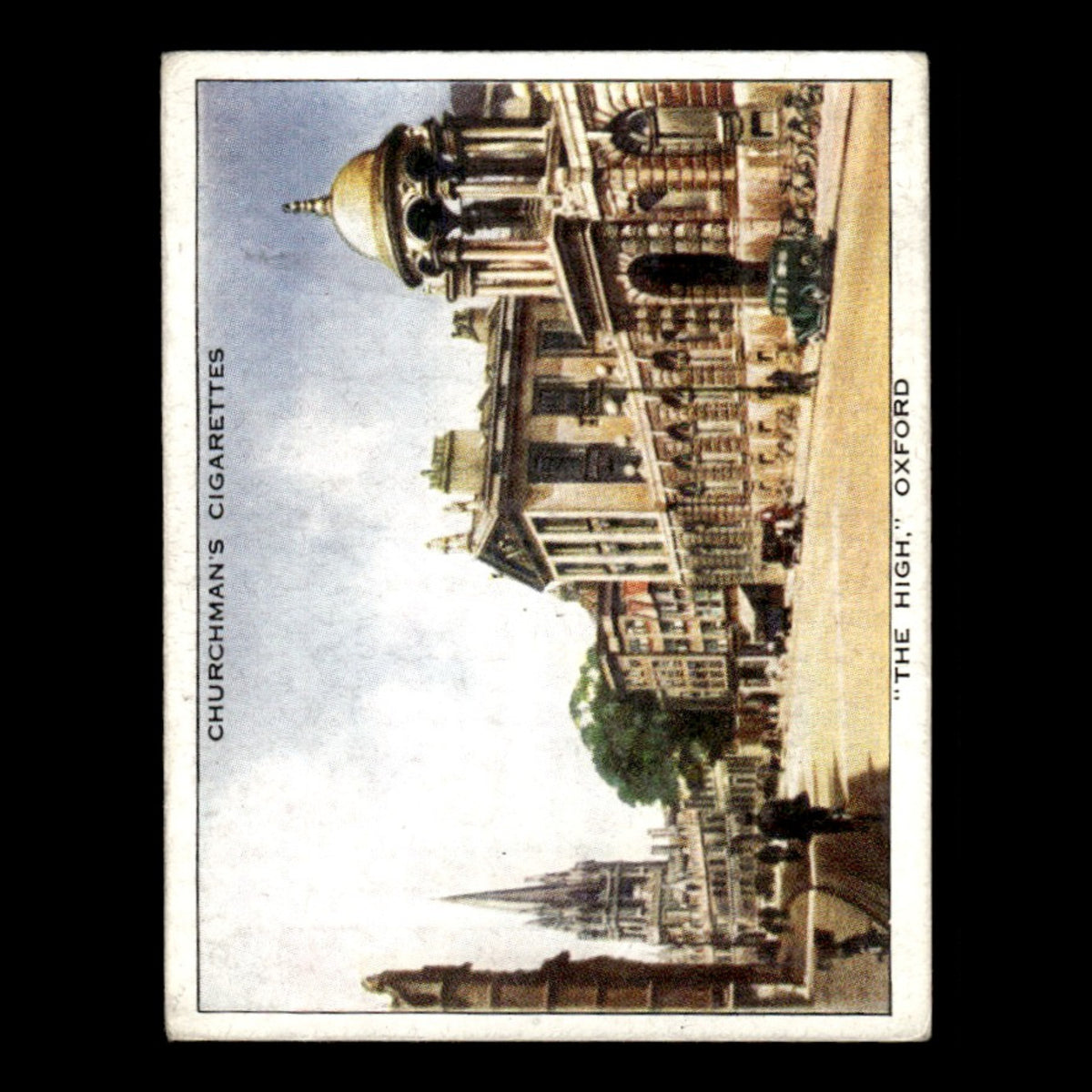 Oxford #16 1938 Churchman Tobacco Card Holidays In Britain EX