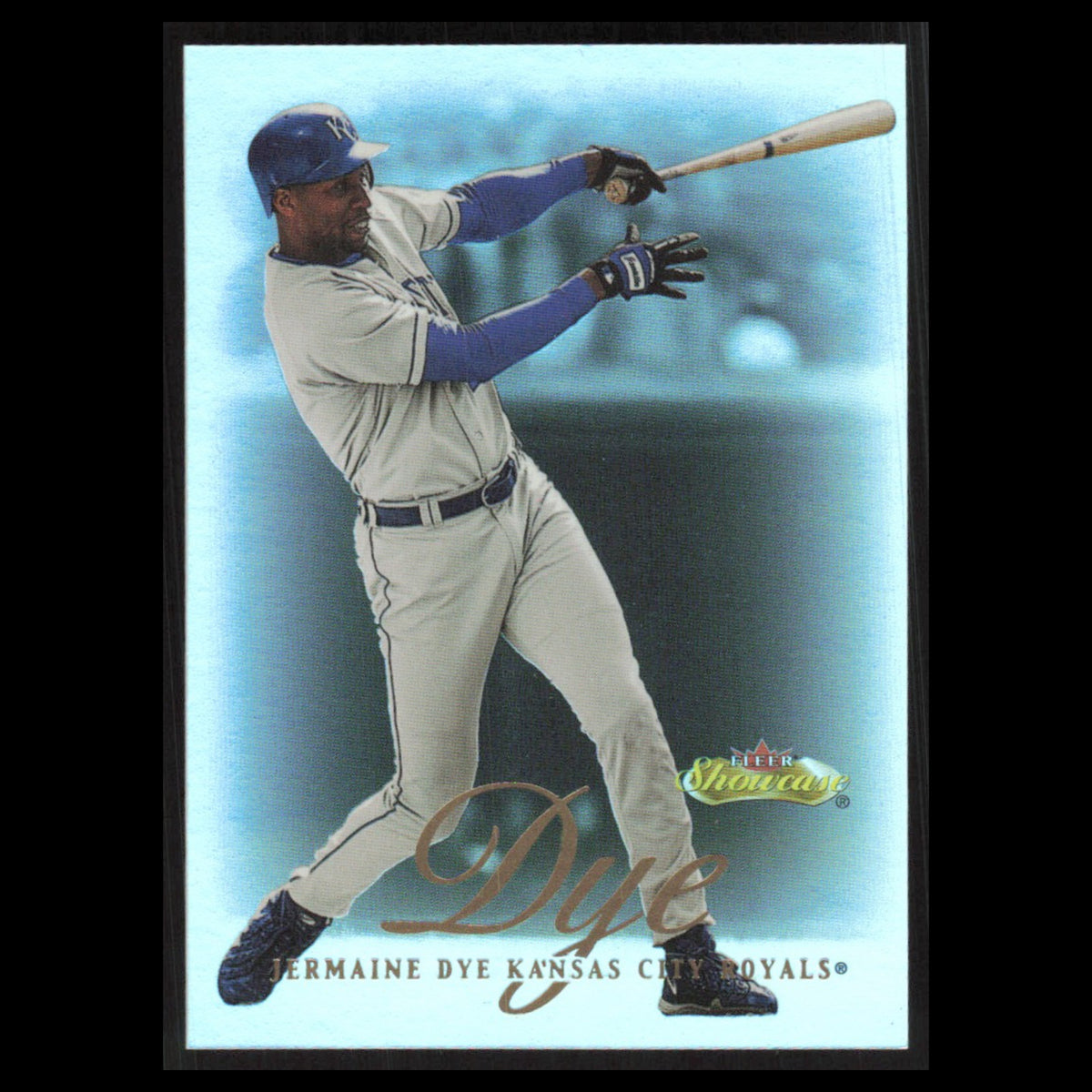 Jermaine Dye #52 2000 Fleer Showcase Kansas City Royals Baseball Card MLB NM