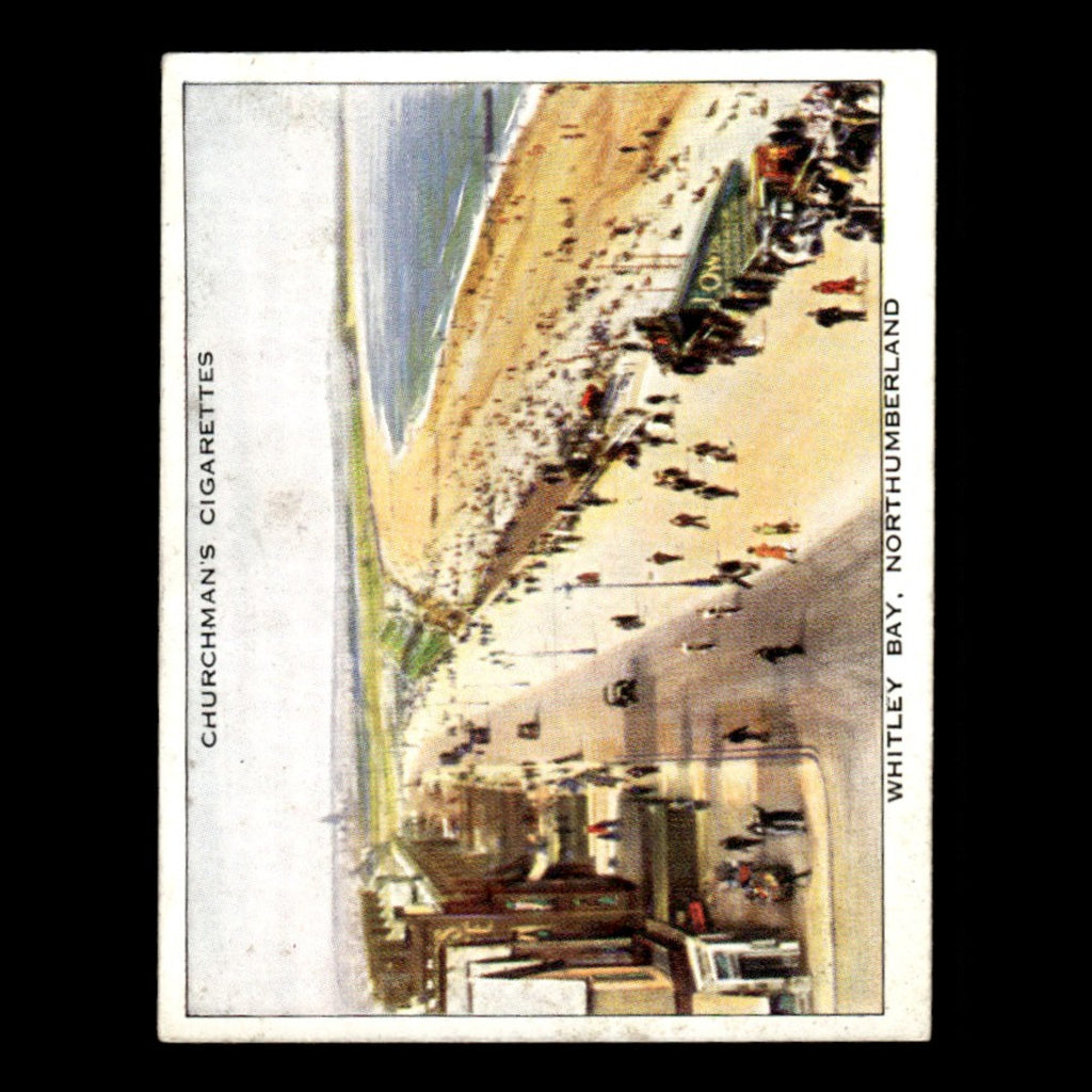 Whitley Bay Northumberland #34 1938 Churchman Tobacco Card Holidays In Britain