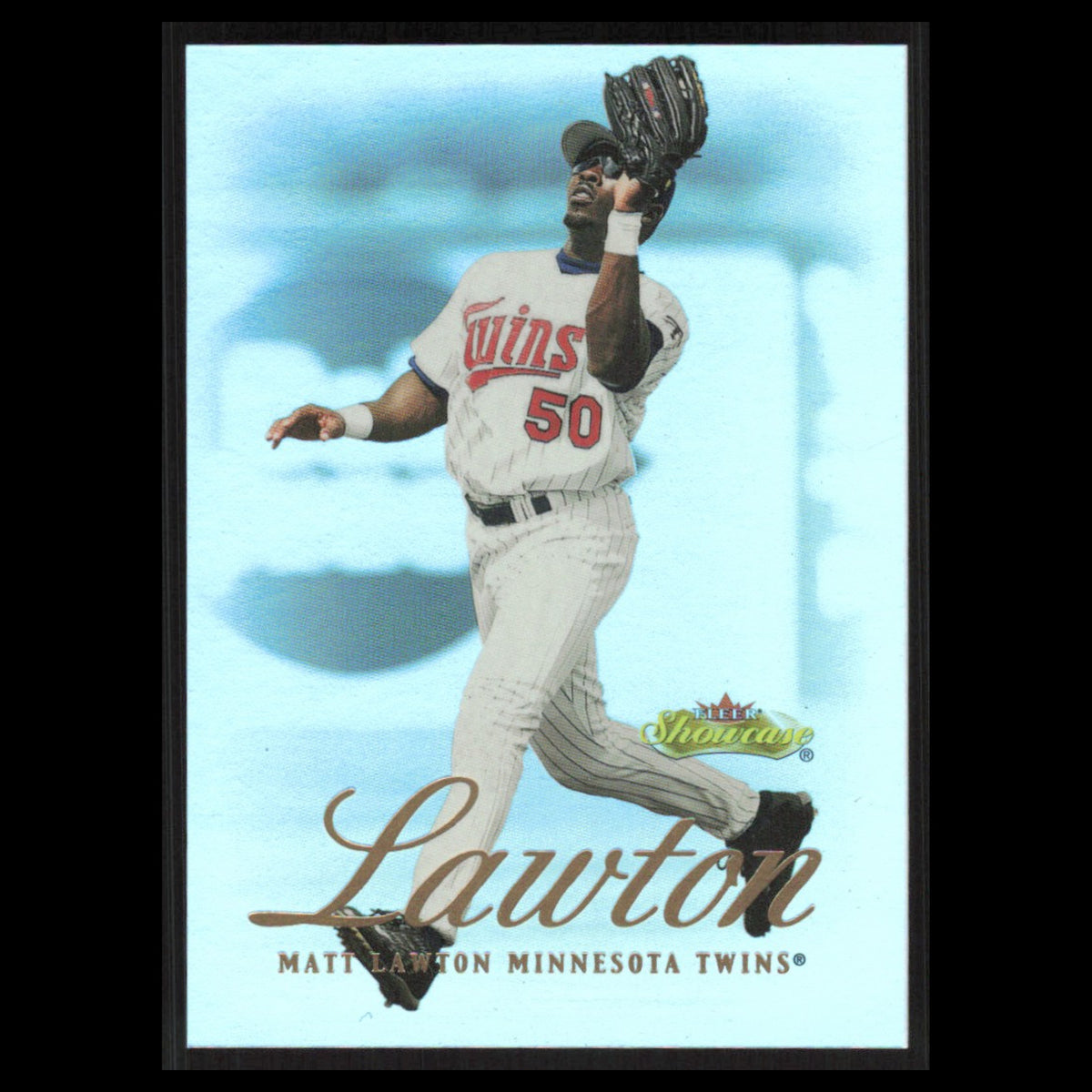 Matt Lawton #22 2000 Fleer Showcase Minnesota Twins Baseball Card MLB NM
