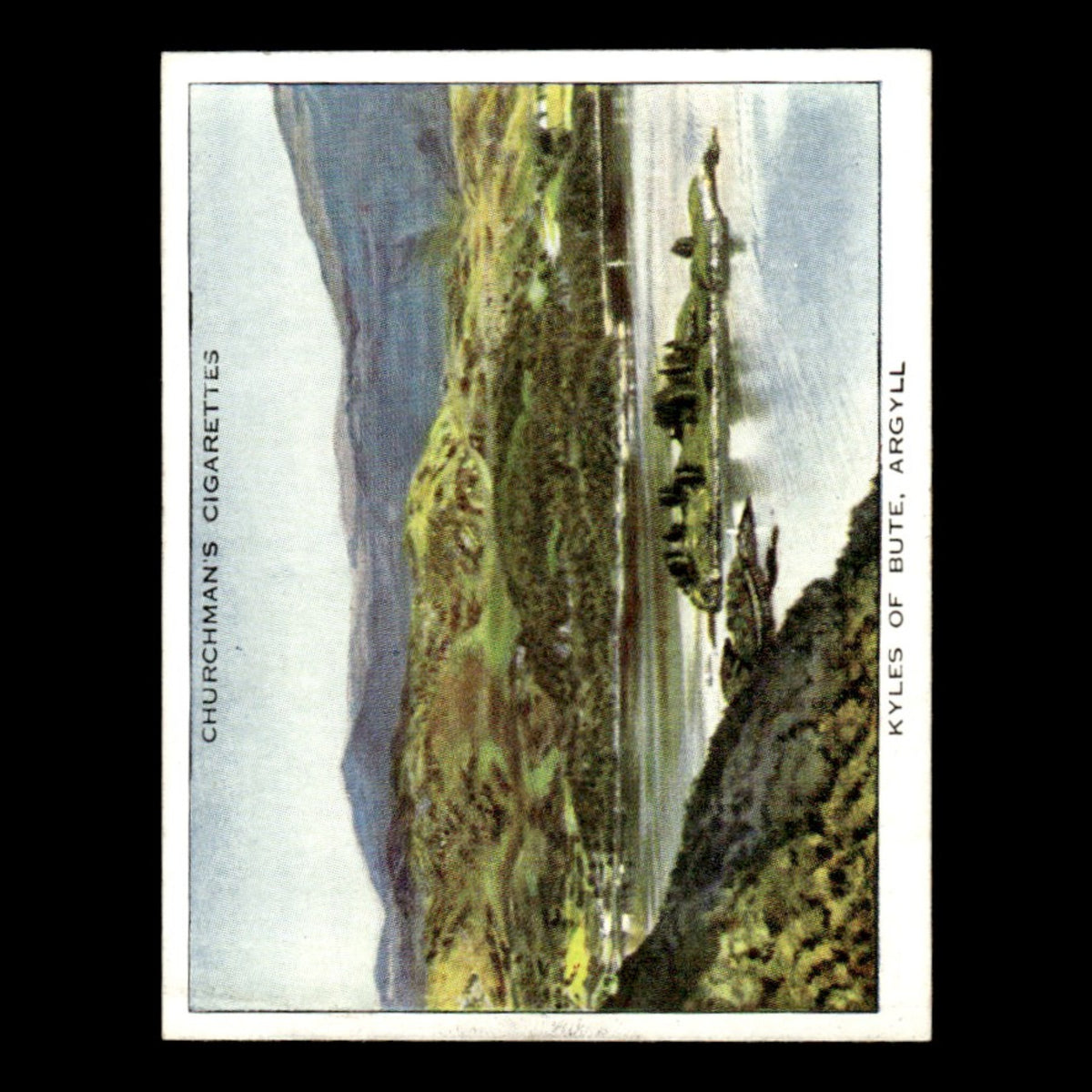 Kyles of Bute Argyll #46 1938 Churchman Tobacco Card Holidays In Britain EX
