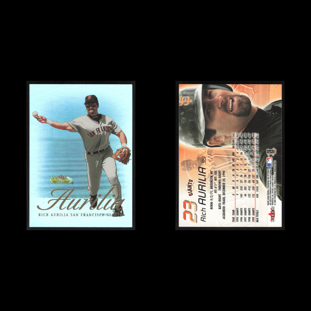 Rich Aurilia #23 2000 Fleer Showcase San Francisco Giants Baseball Card MLB NM