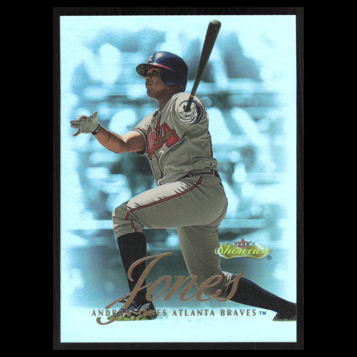 Andruw Jones #54 2000 Fleer Showcase Atlanta Braves Baseball Card MLB NM