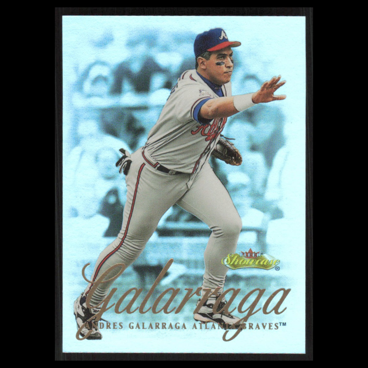 Andres Galarraga #44 2000 Fleer Showcase Atlanta Braves Baseball Card MLB NM