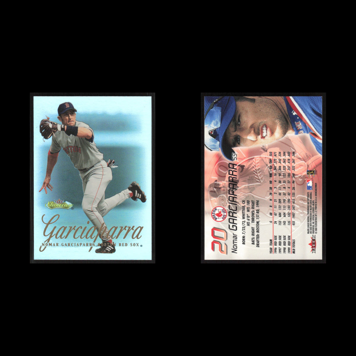 Nomar Garciaparra #20 2000 Fleer Showcase Boston Red Sox Baseball Card MLB NM