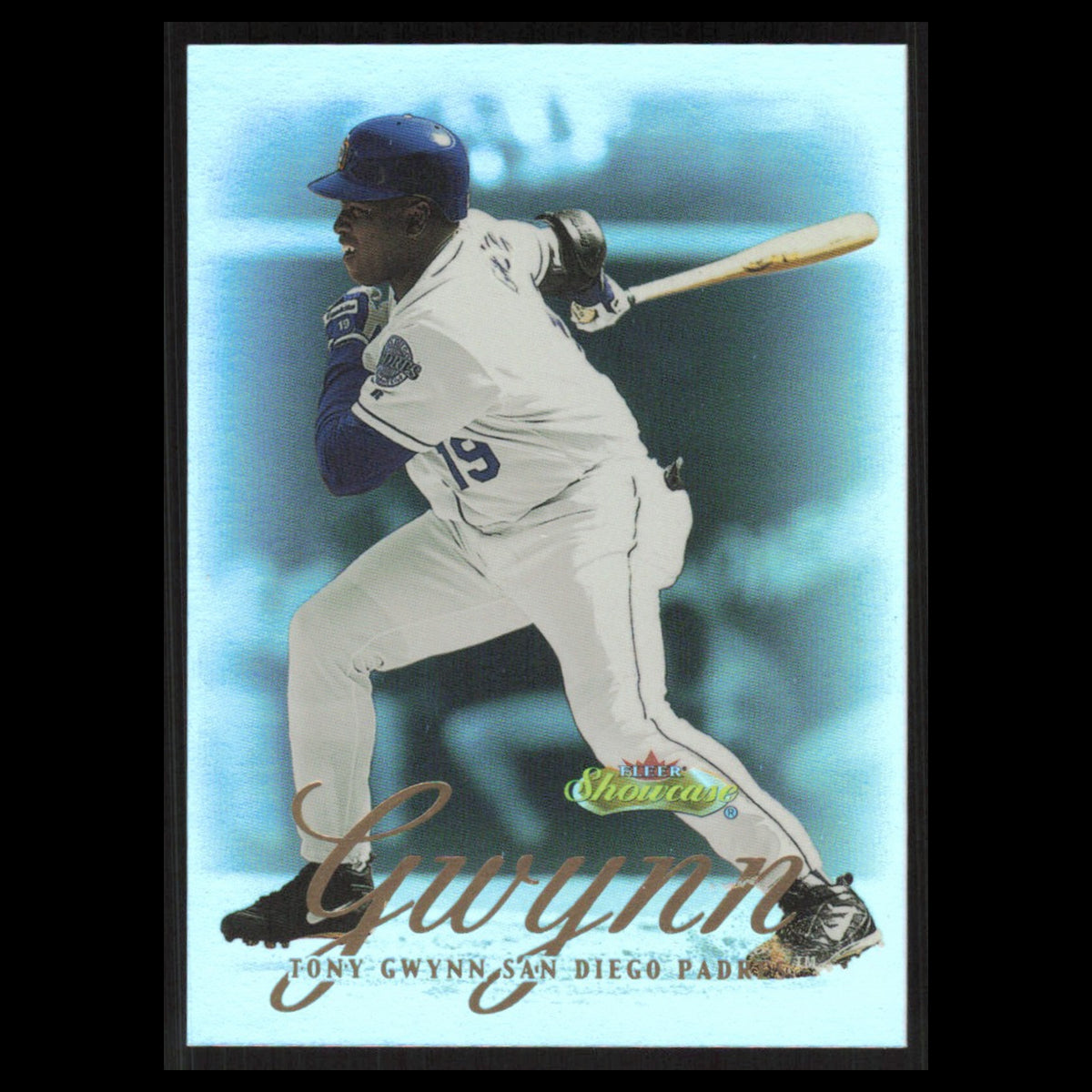 Tony Gwynn #19 2000 Fleer Showcase San Diego Padres Baseball Card MLB NM