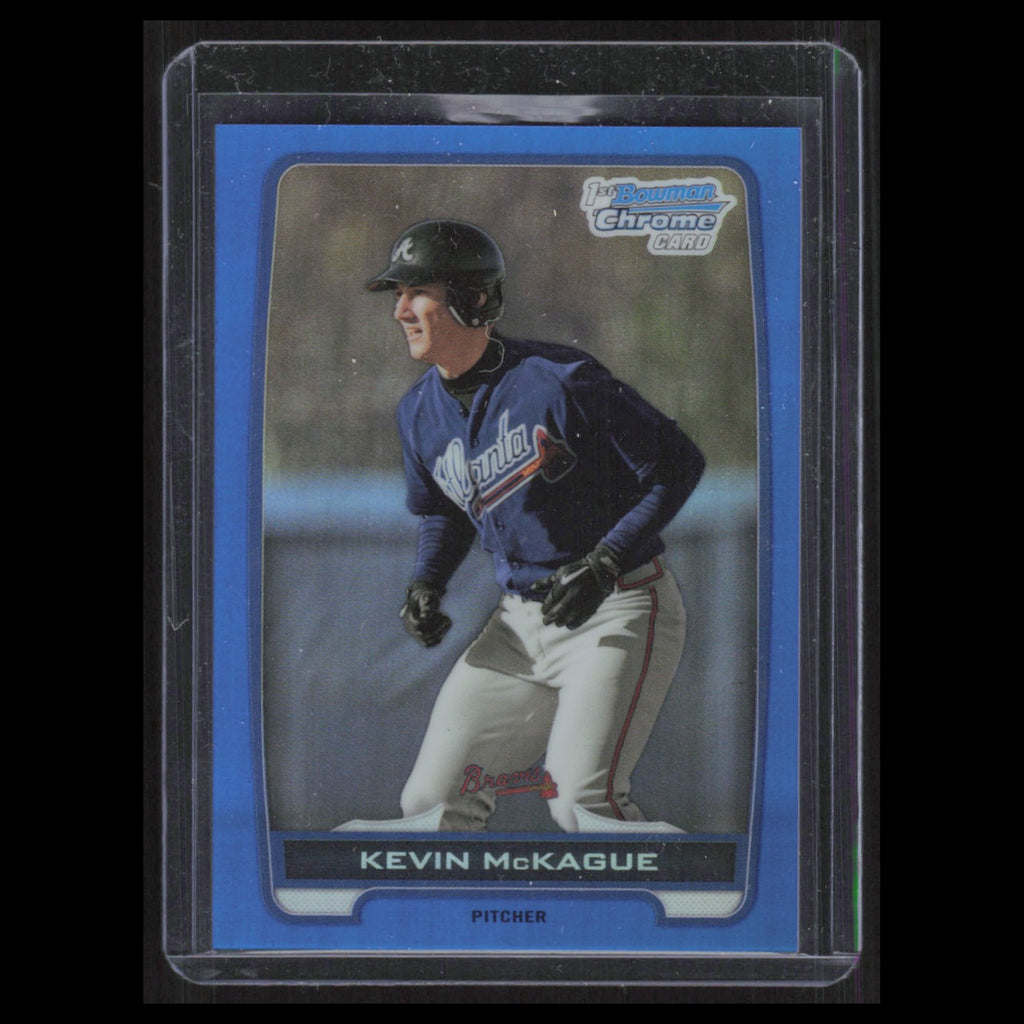 Kevin McKague /250 #BDPP130 2012 Bowman DPP Chrome Blue Bowman Chrome Braves MLB