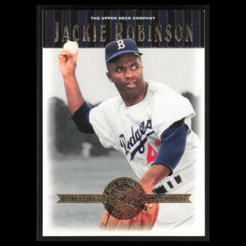Jackie Robinson #16 2001 Upper Deck Hall of Famers Brooklyn Dodgers Baseball MLB
