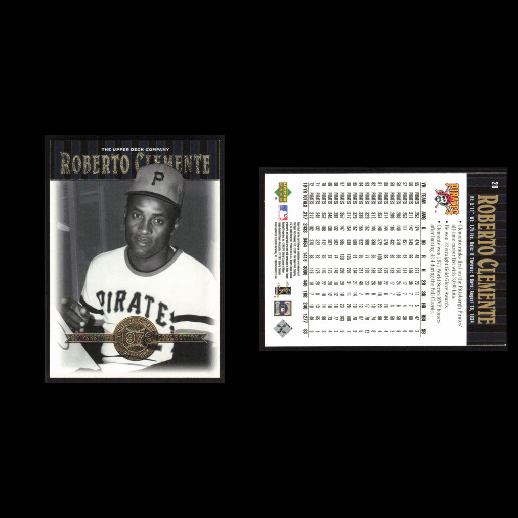 Roberto Clemente #28 2001 Upper Deck Hall of Famers Pittsburgh Pirates Baseball