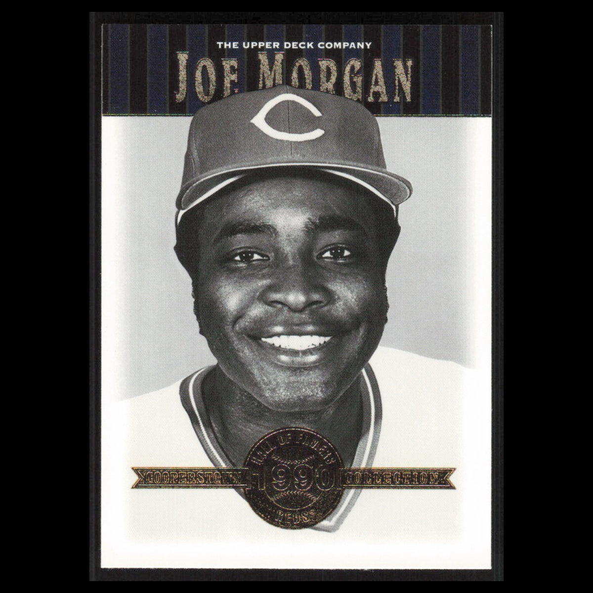 Joe Morgan #37 2001 Upper Deck Hall of Famers Cincinnati Reds Baseball Card MLB