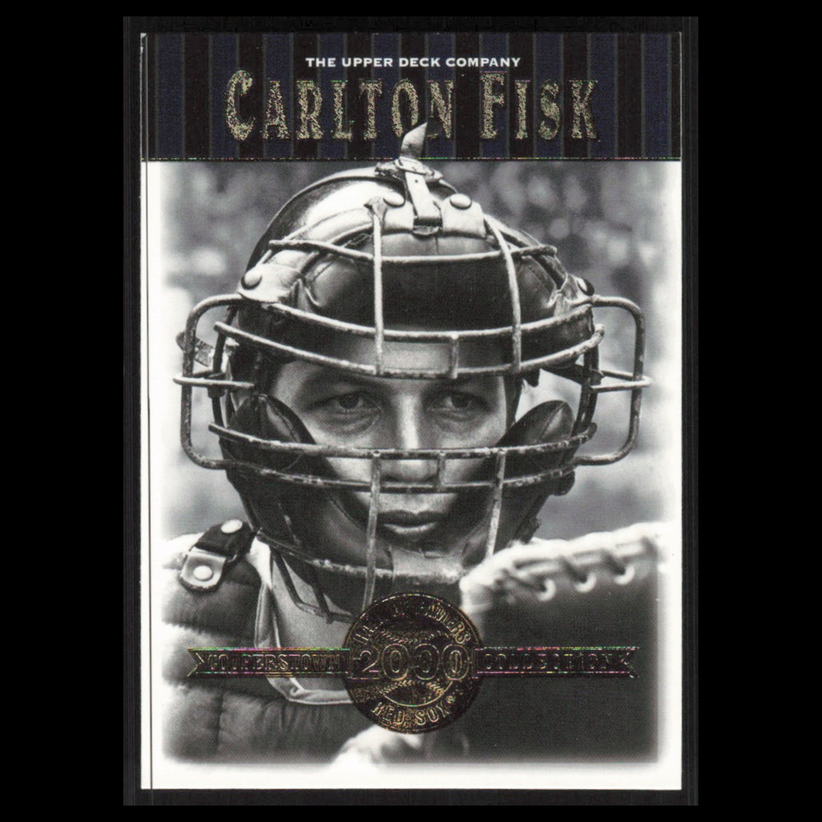 Carlton Fisk #34 2001 Upper Deck Hall of Famers Boston Red Sox Baseball Card MLB