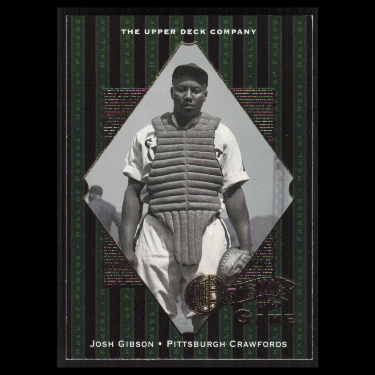 Josh Gibson #51 2001 Upper Deck Hall of Famers Pittsburgh Crawfords Baseball MLB