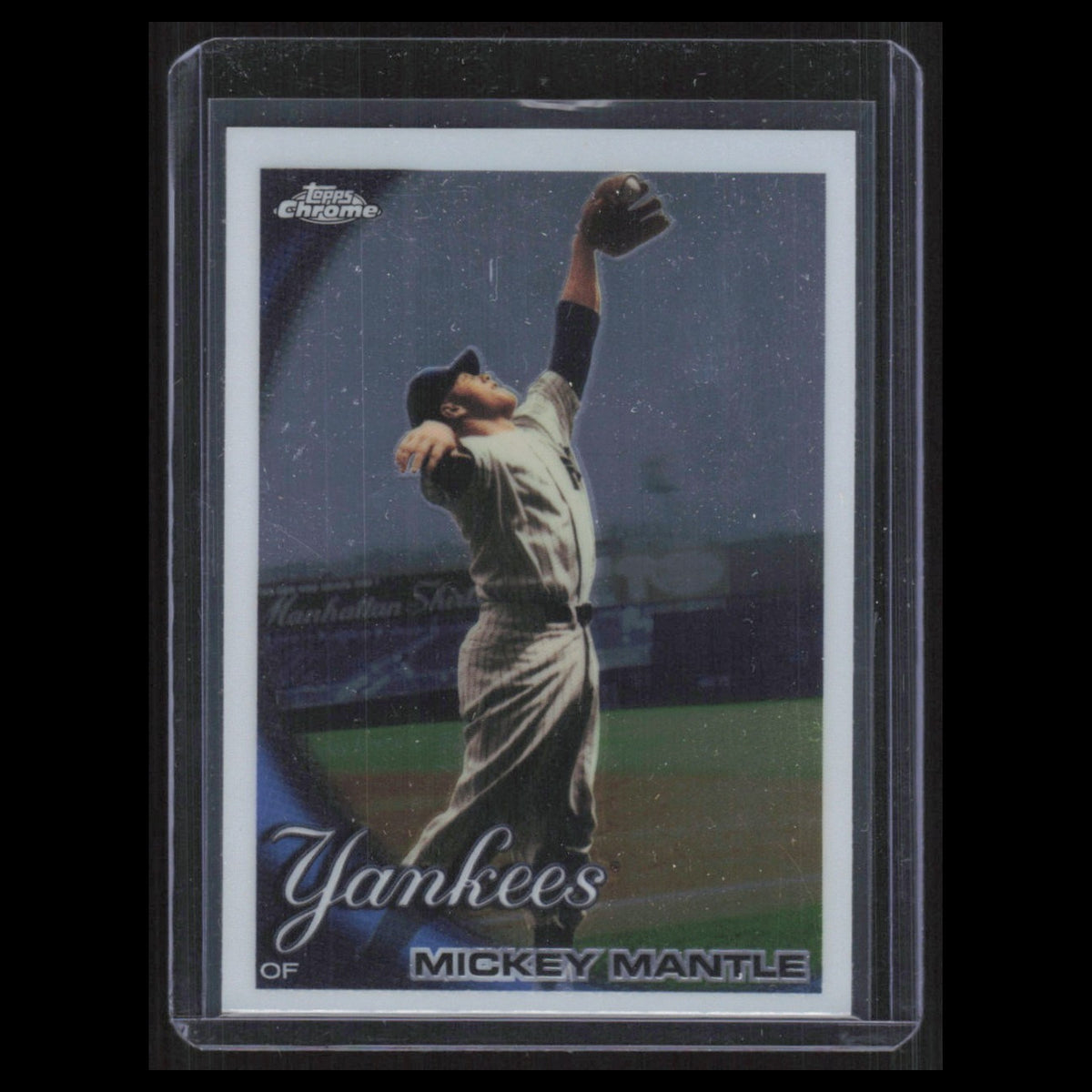 Mickey Mantle #5 2010 Topps Chrome New York Yankees Baseball Card MLB NM