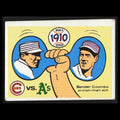 1910 Chicago Cubs v Philadelphia As #7 1971 Fleer Laughlin World Series Baseball