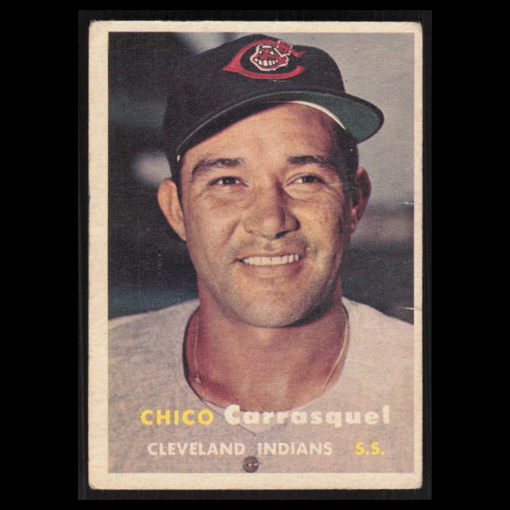 Chico Carrasquel #67 1957 Topps Cleveland Indians Baseball Card MLB NM