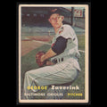 George Zuverink #11 1957 Topps Baltimore Orioles Baseball Card MLB VG