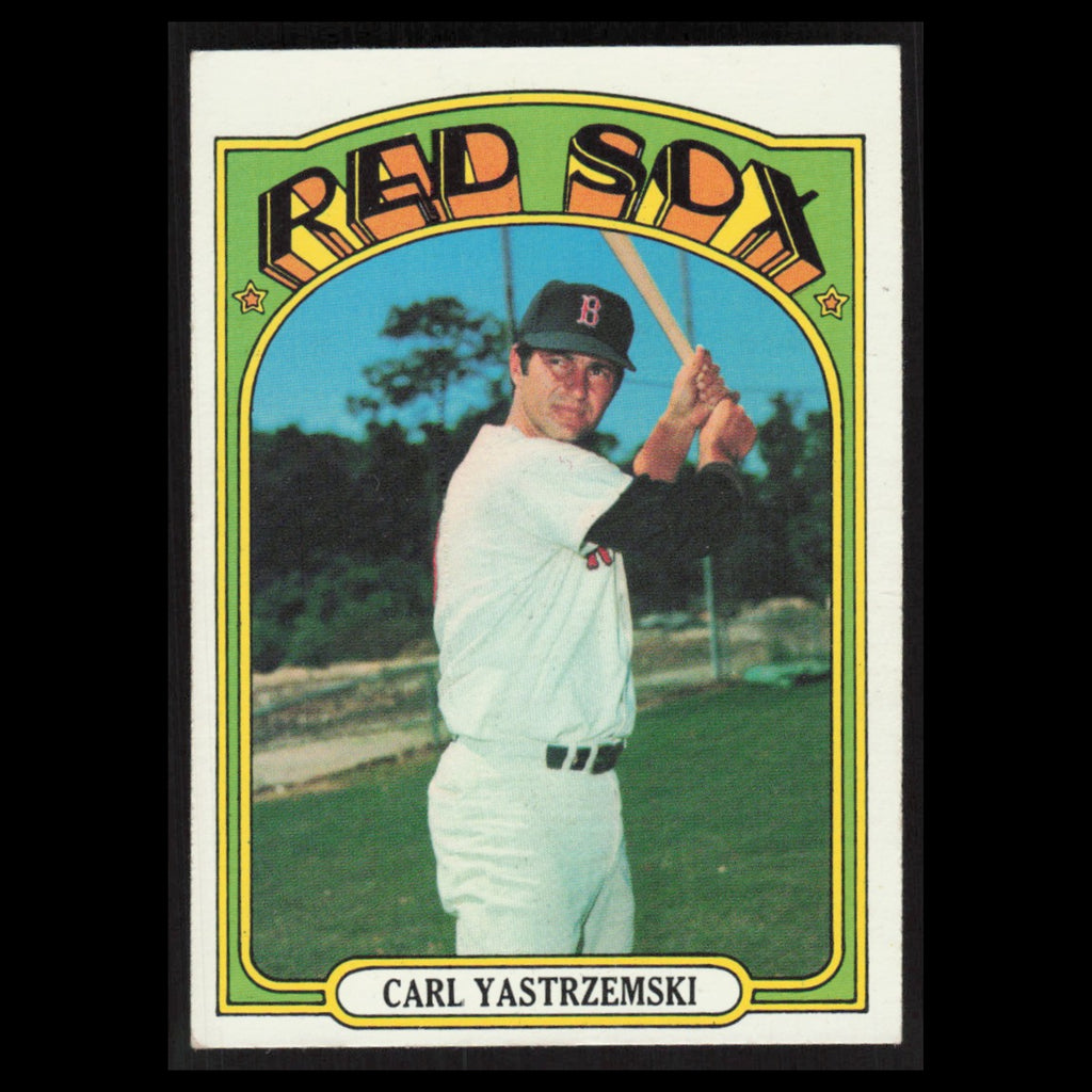Carl Yastrzemski #37 1972 Topps Boston Red Sox Baseball Card MLB NM