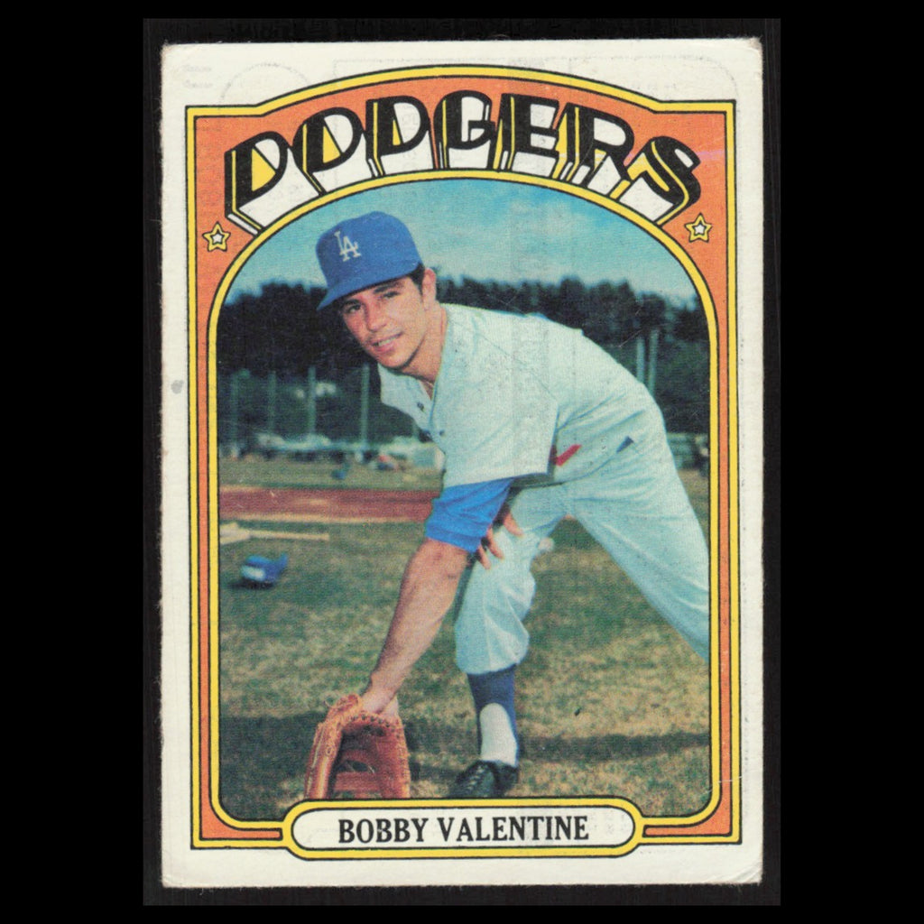 Bobby Valentine #11 1972 Topps Los Angeles Dodgers Baseball Card MLB NM