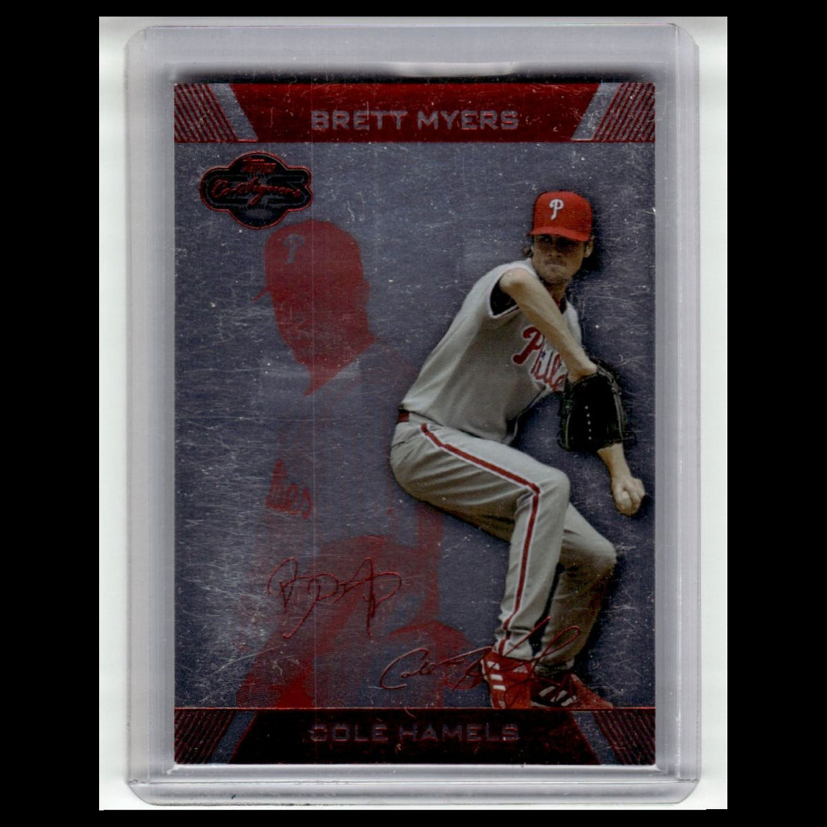 Cole Hamels/Brett Myers /199 #62 2007 Topps Co-Signers Philadelphia Phillies MLB