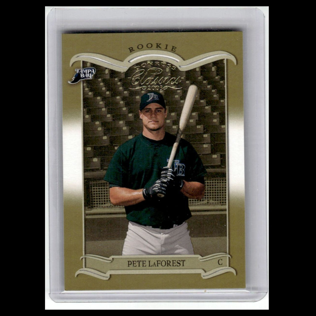Pete LaForest Rookie /1500 #184 2003 Donruss Classics Tampa Bay Devil Rays Card