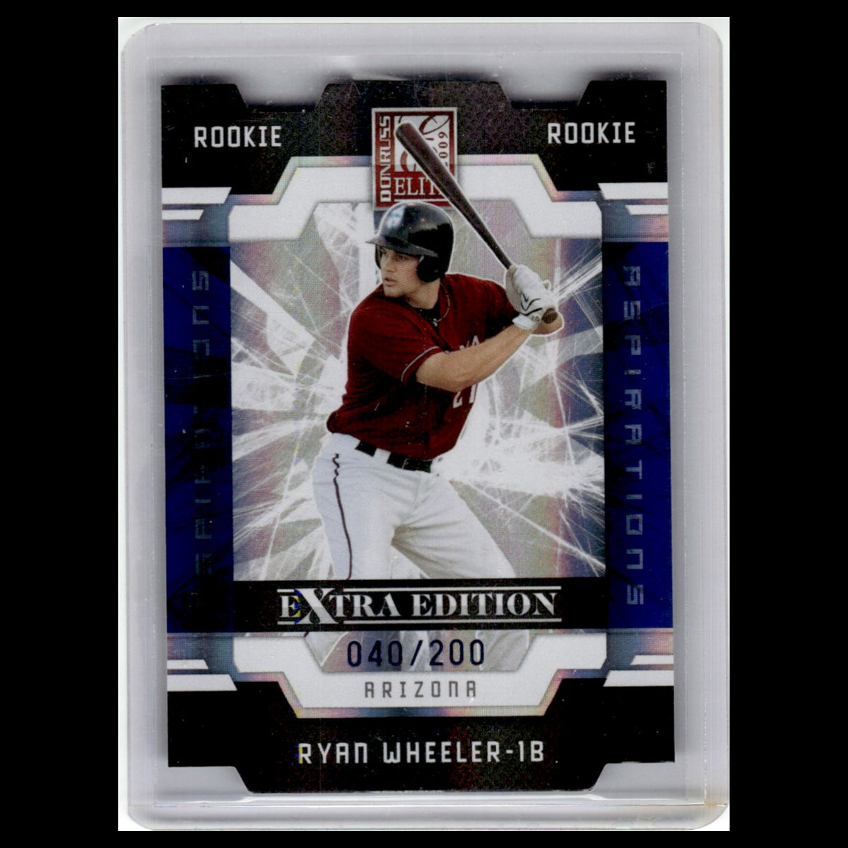 Ryan Wheeler Rookie /200 #72 2009 Arizona Diamondbacks Baseball Card MLB NM