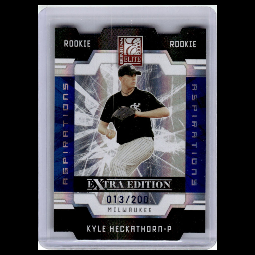 Kyle Heckathorn Rookie /200 #73 2009 Milwaukee Brewers Baseball Card MLB NM