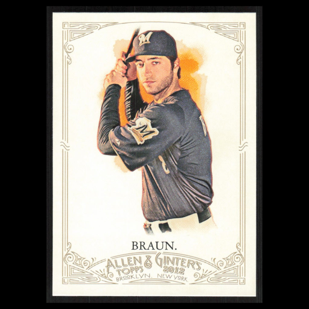 Ryan Braun #58 2012 Topps Allen - Ginter Milwaukee Brewers Baseball Card MLB NM