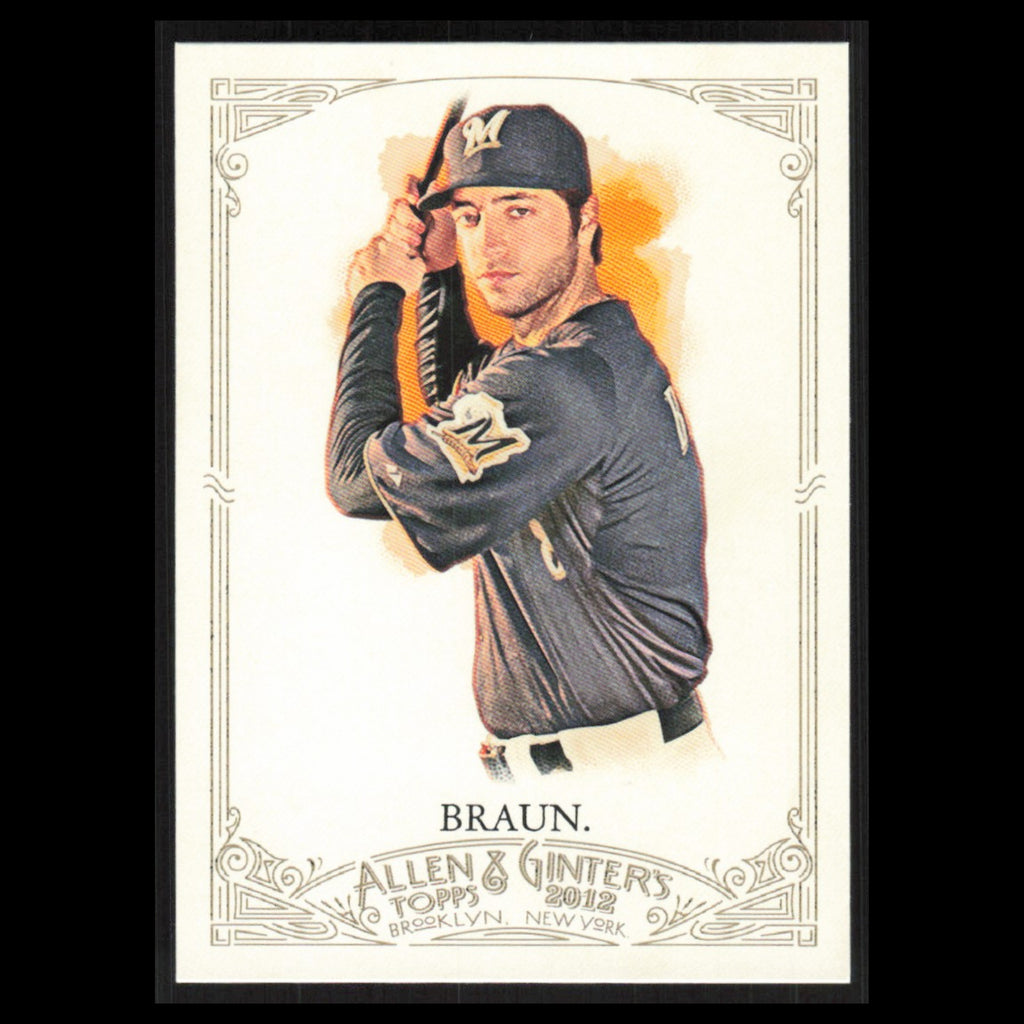 Ryan Braun #58 2012 Topps Allen - Ginter Milwaukee Brewers Baseball Card MLB NM