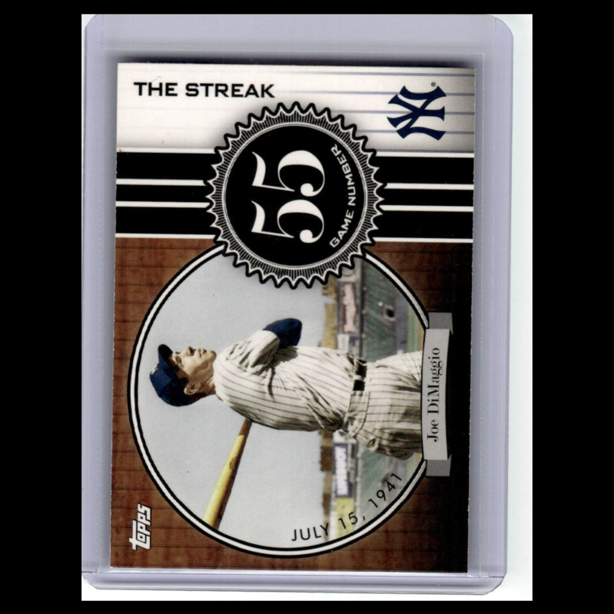 Joe DiMaggio #JD55 2007 Topps New York Yankees Baseball Card MLB NM