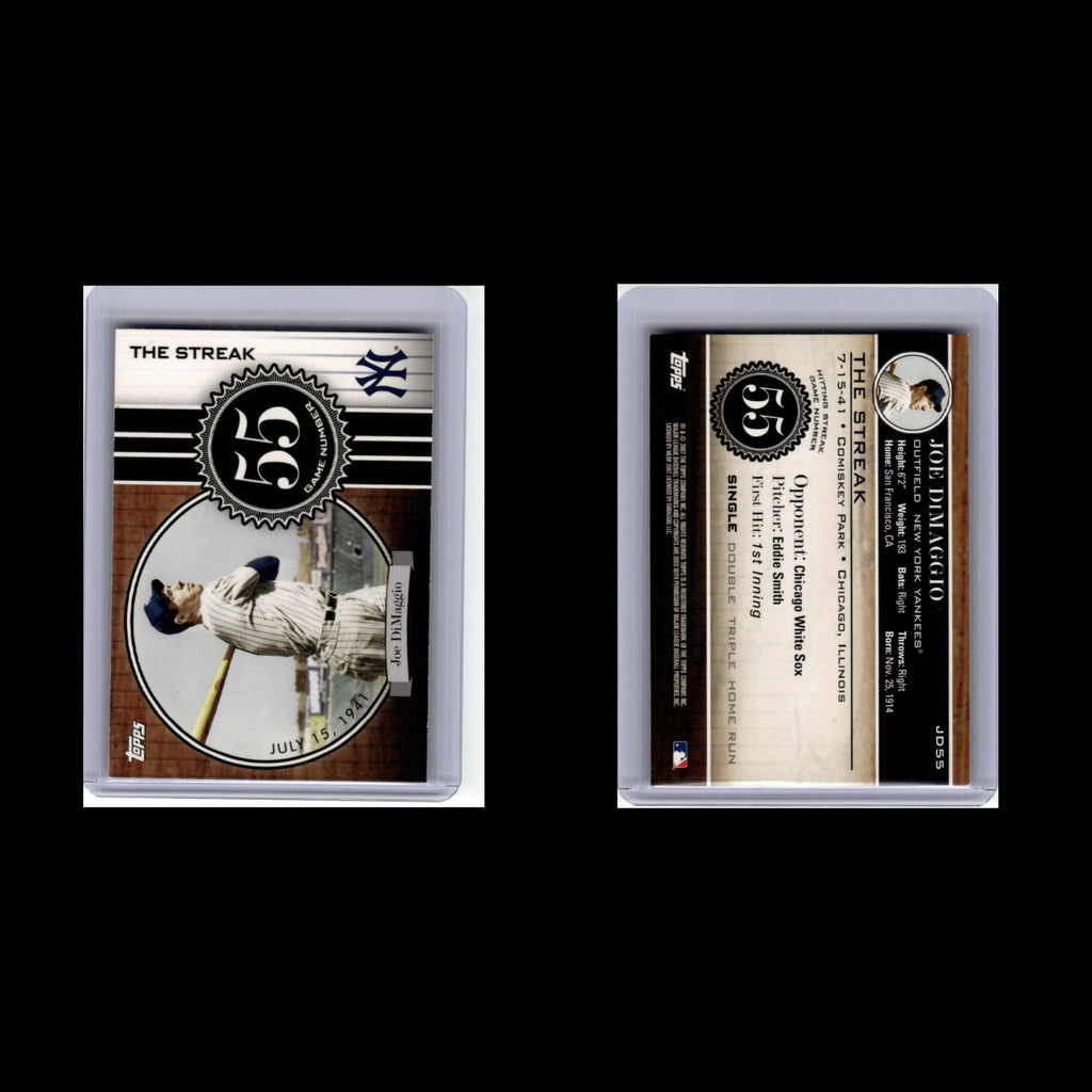 Joe DiMaggio #JD55 2007 Topps New York Yankees Baseball Card MLB NM