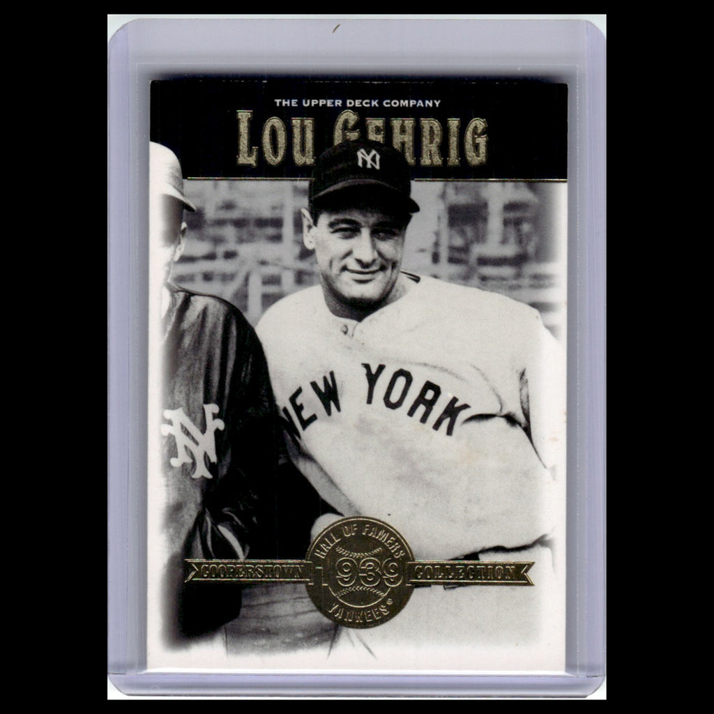 Lou Gehrig #48 2001 Upper Deck Hall of Famers New York Yankees Baseball Card MLB